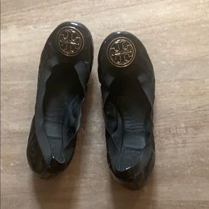 Black Tory Burch ballet flats